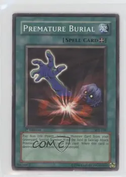 Premature Burial Unlimited YuGiOh Starter Deck Kaiba Evolution #SKE-039 2004 - Image 1