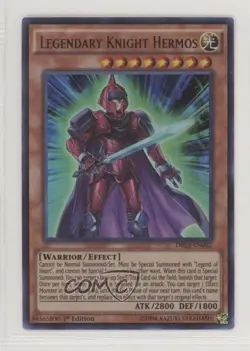 Legendary Knight Hermos 1st Ed. YuGiOh Dragons of Legend Unleashed #DRL3-EN062 - Image 1