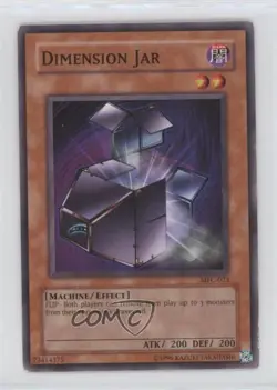 Dimension Jar Unlimited YuGiOh Magician's Force #MFC-023 2003 - Image 1