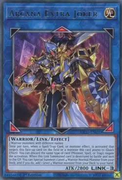 KICO-EN030 Arcana Extra Joker Rare 1st Edition Near Mint YuGiOh Card TCG - Image 1
