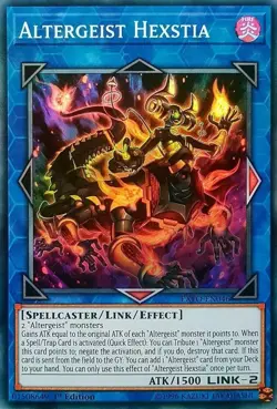 EXFO-EN046 Altergeist Hexstia Super Rare Near Mint UNL Edition YuGiOh Card TCG - Image 1