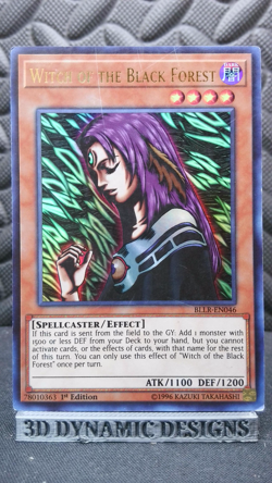 | Yugioh Witch of the Black Forest BLLR-EN046 1st Edition Ultra Rare PL 🔥 | - Image 1