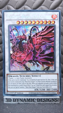 | Yugioh Ruddy Rose Dragon MP22-EN077 1st Edition Secret Rare NM 🔥 | - Image 1