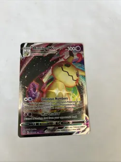 Pokemon TCG Mimikyu VMAX Ultra Rare Foil Card 069/172 Brilliant Stars - Image 1