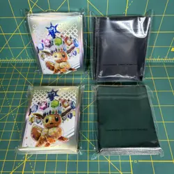 4x Pokemon TCG Deck Sleeves 65ct Eevee Prismatic Evolutions Card Sleeves - Image 2