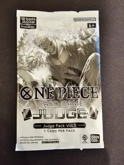 SEALED Judge Pack Vol.5 - One Piece Card Game TCG - English - Image 1