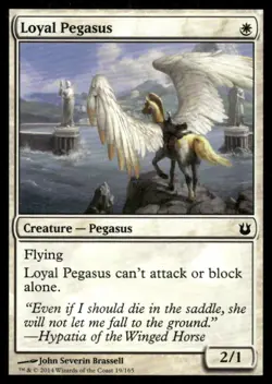 Loyal Pegasus Born of the Gods MTG Magic the Gathering card - Image 1