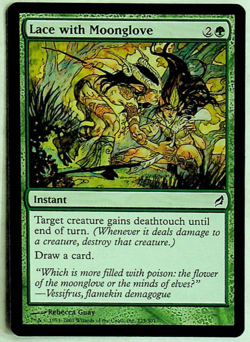 Lace With Moonglove - Lorwyn Ed. - 2007 - Magic the Gathering Card - Image 1