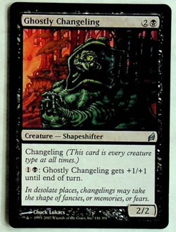 Ghostly Changeling - Lorwyn Ed. - 2007 - Magic the Gathering Card - Image 1