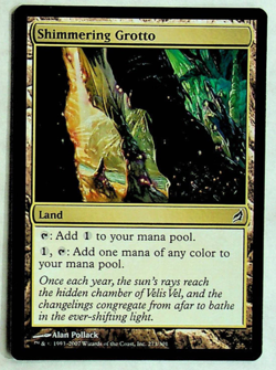 Shimmering Grotto - Lorwyn Ed. - 2007 - Magic the Gathering Card - Image 1