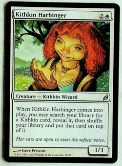 Kithkin Harbinger - Lorwyn Ed. - 2007 - Magic the Gathering Card - Image 1