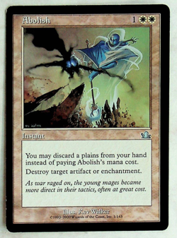 Abolish - Prophecy Edition - 2000 - Magic The Gathering Card - Image 1