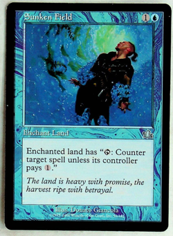 Sunken Field - Prophecy Edition - 2000 - Magic The Gathering Card - Image 1