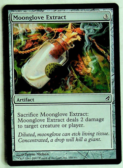 Moonglove Extract - Lorwyn Ed. - 2007 - Magic the Gathering Card - Image 1