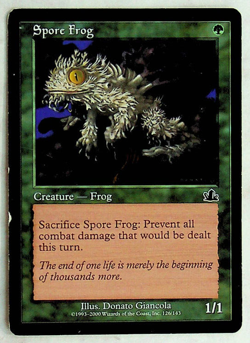 Spore Frog - Prophecy Edition - 2000 - Magic The Gathering Card - Image 1