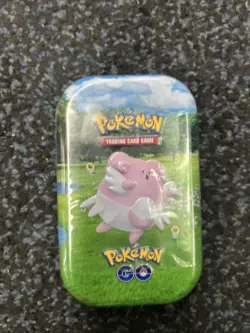 Pokemon Pokemon GO Mini Tin Blissey Factory Sealed 2 Packs 1 Coin 1 Art Card - Image 1