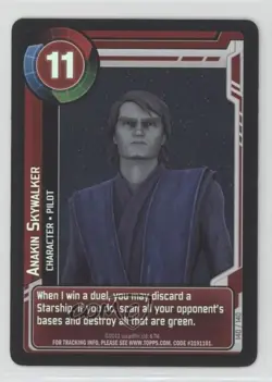 2011 Star Wars: Clone Wars Adventures Trading Card Game Anakin Skywalker #140 - Image 1