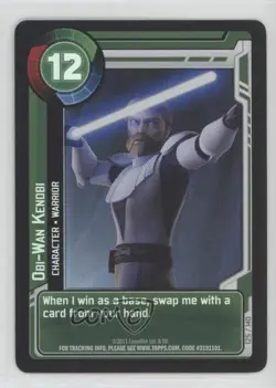 2011 Star Wars: Clone Wars Adventures Trading Card Game Obi-Wan Kenobi #125 - Image 1