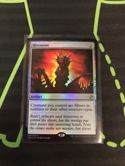 MTG Magic The Gathering Hivestone Foil TSR Artifact Sliver Tribal Commander - Image 1