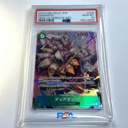 PSA 10 Diamante Parallel OP04-028 R Kingdoms of Intrigue ONE PIECE Card Game - Image 1