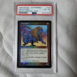 Mtg Masticore English Version Foil Psa6 - Image 1