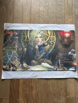 Mtg Playmat Hanna, Ship'S Navigator Signed - Image 1