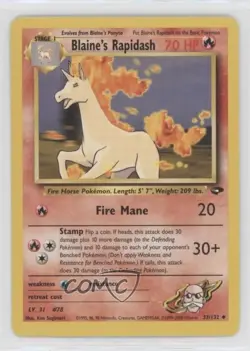 Blaine's Rapidash Pokemon Gym Challenge #33 2000 - Image 1