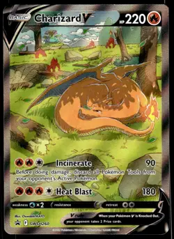 Pokemon TCG SWSH: Sword & Shield Promo Cards #SWSH260 Charizard V NM - Image 1