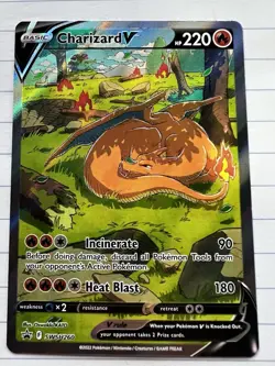 Pokemon TCG SWSH: Sword & Shield Promo Cards #SWSH260 Charizard V NM - Image 1