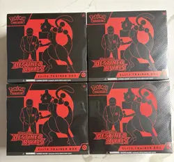 4x LOT NEW FACTORY SEALED Pokemon Destined Rivals Elite Trainer Box ETB - Image 1