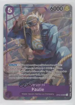 2023 One Piece Card Game: Pillars of Strength OP03 SR (Alt Art) Paulie 0yr8 - Image 1
