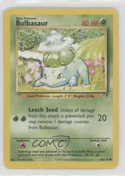 Bulbasaur Pokemon Legendary Collection #68 2002 - Image 1