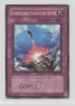 Compulsory Evacuation Device 1st Ed. YuGiOh Zombie Madness Structure Deck 2005 - Image 1