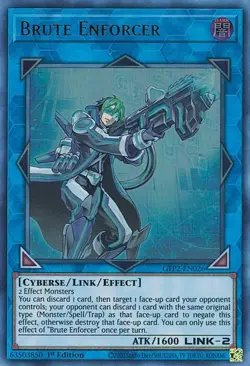 GFP2-EN026 BRUTE ENFORCER ULTRA RARE 1ST EDITION NM YuGiOh TCG - Image 1