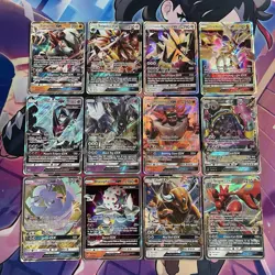 Pokemon TCG | Mixed Sets Of English Full Art Rare GX Card Bundle X12 - Image 1