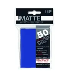 Ultra Pro Card Sleeves Standar Pro-Matte Non-Glare Card Sleeves - Blue (5 New - Image 1