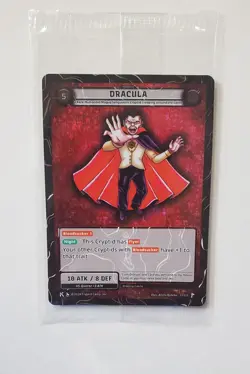CRYPTID CAMP TCG DRACULA SEALED BLISTER PACK PROMO CARD - Image 1