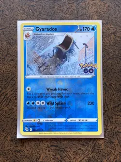 Gyarados 022/078 Pokemon Go Reverse Holo Pokemon Card - Image 2
