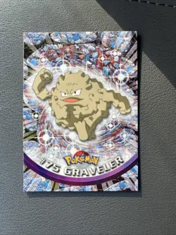 1995-1998 Red Label #75 Graveler Pokemon Card Tv Animation Edition - Image 1
