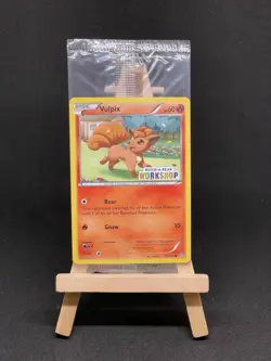 Pokemon Card Vulpix 20/160 Build-a-Bear Workshop Promo Stamp Stamped Sealed New - Image 1