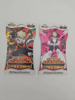 My Hero Academia Collectible Card Game Booster Packs Lot of 2 New Sealed Japan - Image 1