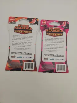 My Hero Academia Collectible Card Game Booster Packs Lot of 2 New Sealed Japan - Image 2
