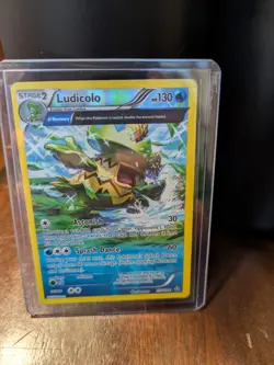 Ludicolo Pokemon Card Rare Holo 37/160 - Image 1