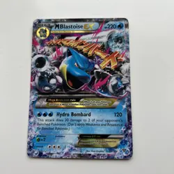 Pokemon TCG Mega-Blastoise EX XY Evolutions Holo Rare Card 22/108 NM/M Condition - Image 1