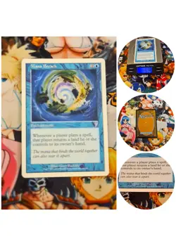 Mana Breach Nm Magic the Gathering 7th Edition Mtg OG Cards Karte Return Land - Image 2