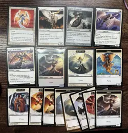 MTG Angel Lot - 50 Cards, 18 Uncommons, 11 Tokens (Foil + Angel/Demon) - Image 1