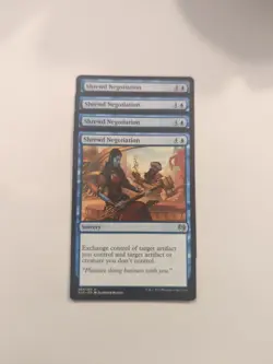 (4) Shrewd Negotiation *PLAYSET* Kaladesh Regular NM MTG - Image 1