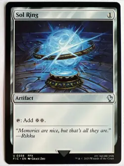 MTG ~ Sol Ring 0358 ~ Final Fantasy ~ Near Mint ~ Uncommon - Image 1