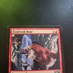 MTG Magic the Gathering Bladetusk Boar (121/260) Magic 2013 LP TCG CCG - Image 2