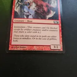 MTG Magic the Gathering Bladetusk Boar (121/260) Magic 2013 LP TCG CCG - Image 3